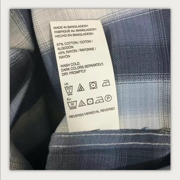 VanHeuse Men’s Chambray Short Sleeve  Shirt - Picture 7 of 7